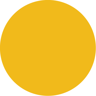 Gold circle on a black background