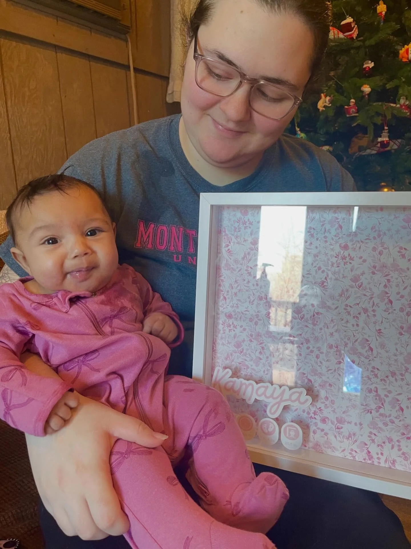 the sweetest keepsake for your little one 🍼🎀🌸 a custom shadow box made to hold all the tiny first memories you&rsquo;ll cherish forever!