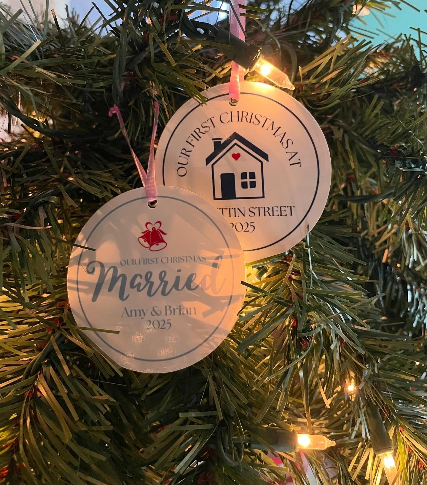 it&rsquo;s tiiiiiimeeee 🎶✨ milestone ornaments make an amazing gift and are the perfect addition to any tree 🎄order yours in time for christmas!