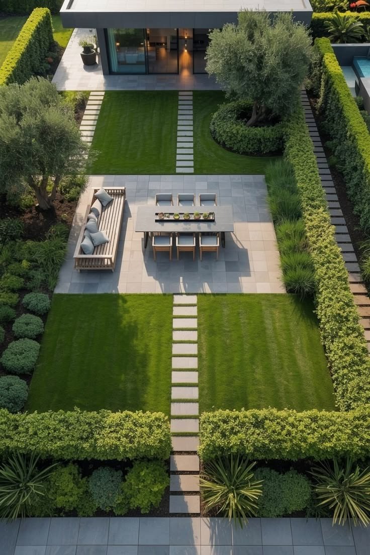 SYMMETRY IN GARDEN DESIGN