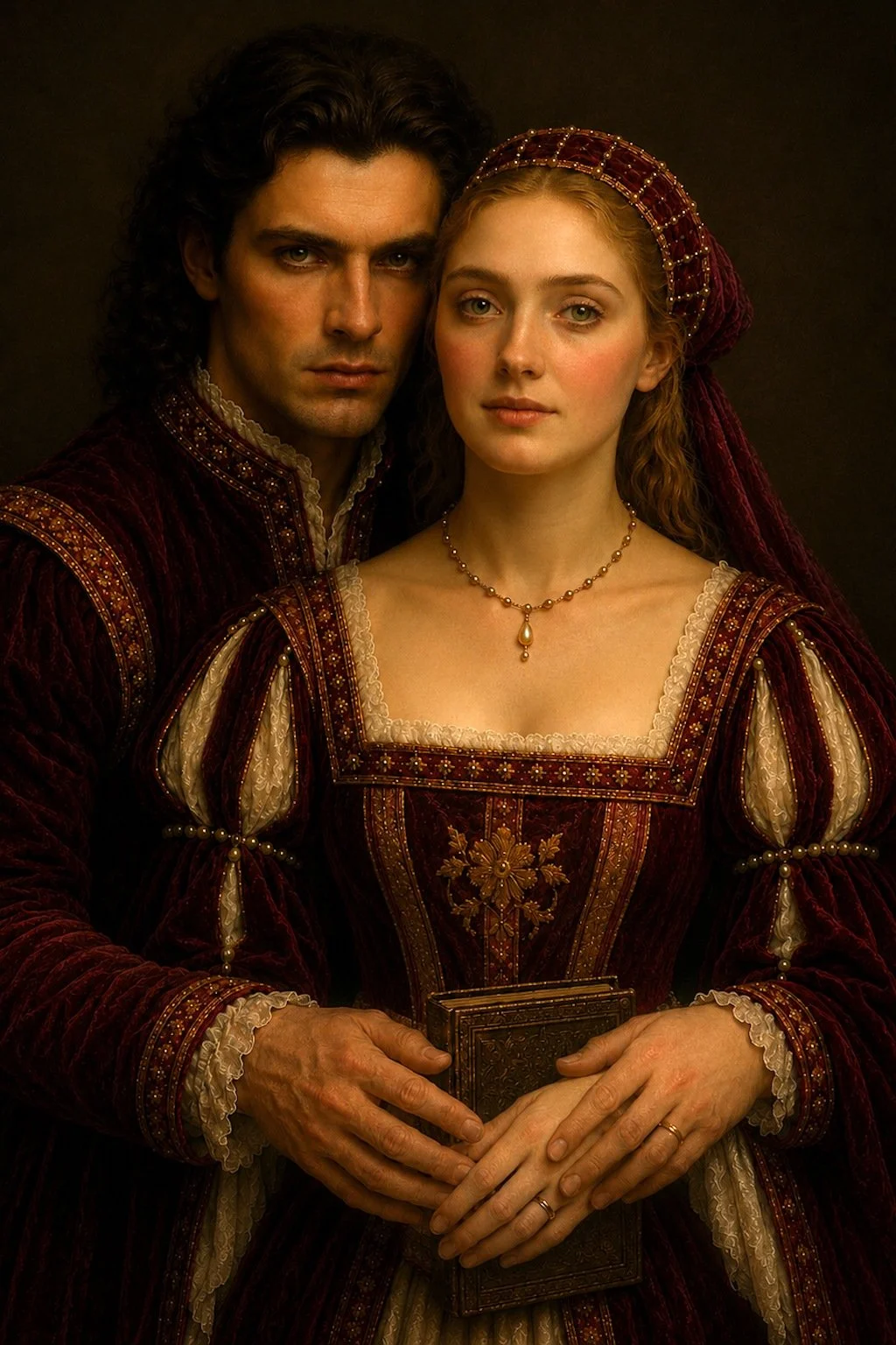 Armand de Capulet and Ilaria Marchand together in early Renaissance France at the beginning of the CAPULET series.
