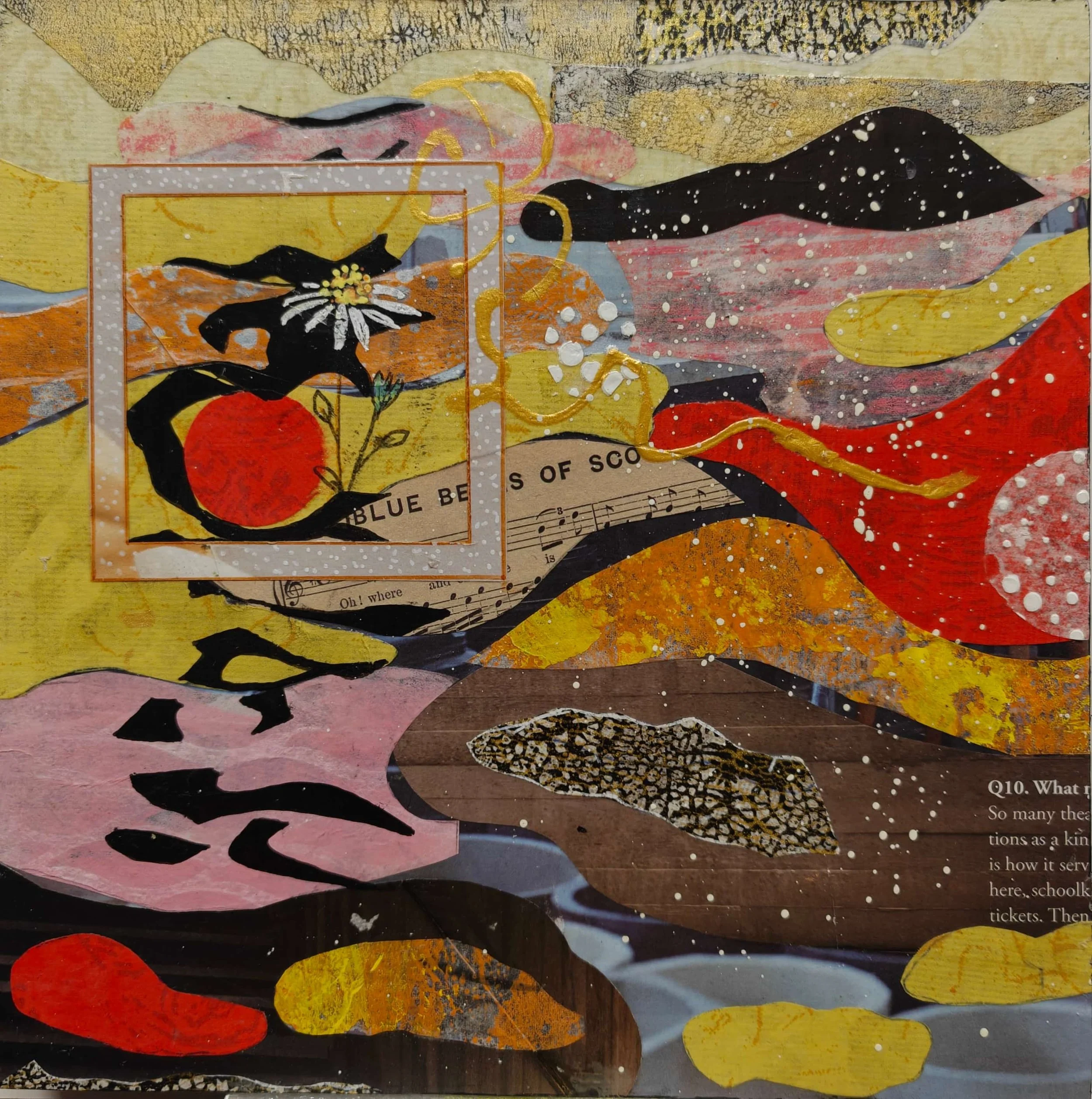 Out of the Frame No. 4
Mixed Media on Cradle Wood, 7.45 x 7.45in, 2026