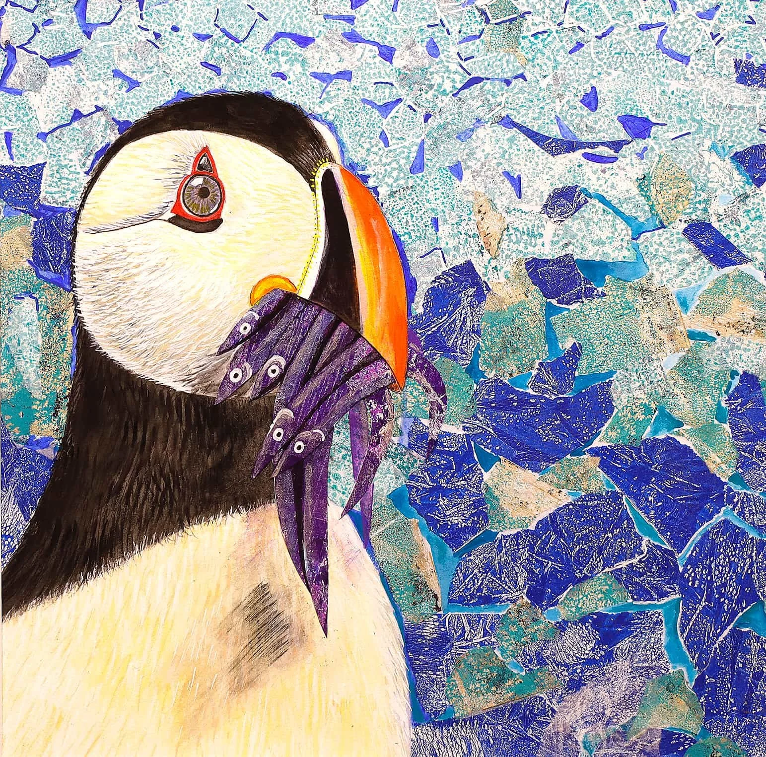 The Provider 冰鮮供應
Mixed Media on Paper
24 x 24 cm, 2025