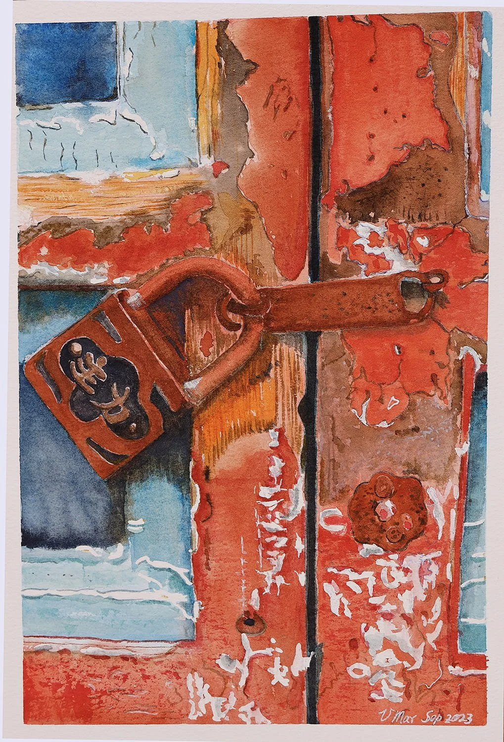 Rust 銹
Watercolour on Paper, 18 x26, 2023