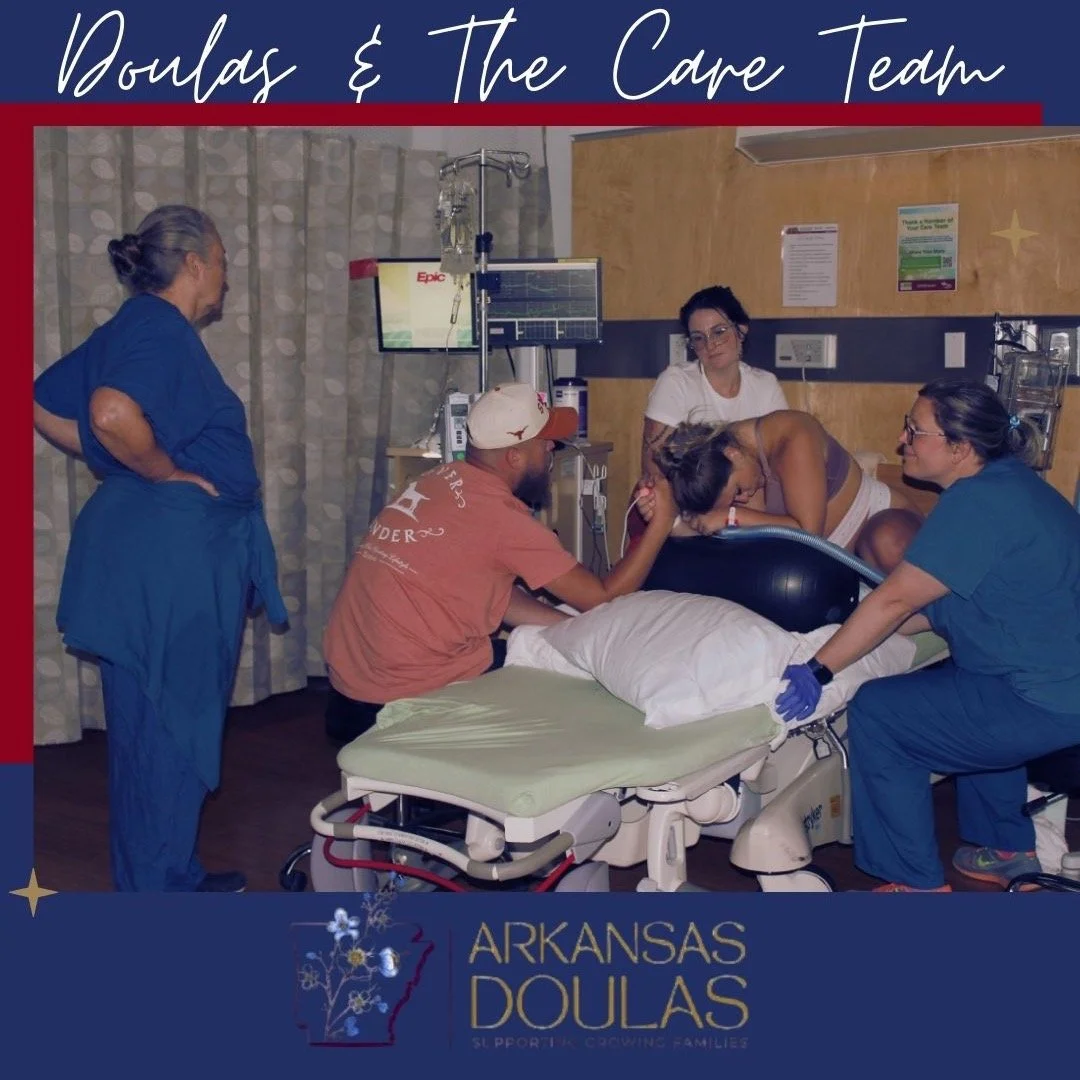 Story Time! If you're planning your birth, you already have an incredible team of experts..doctors, midwives, and nurses. So, where does a doula actually fit in?
Hope, one of the doulas on our Arkansas Doulas team shares her story about exactly this-