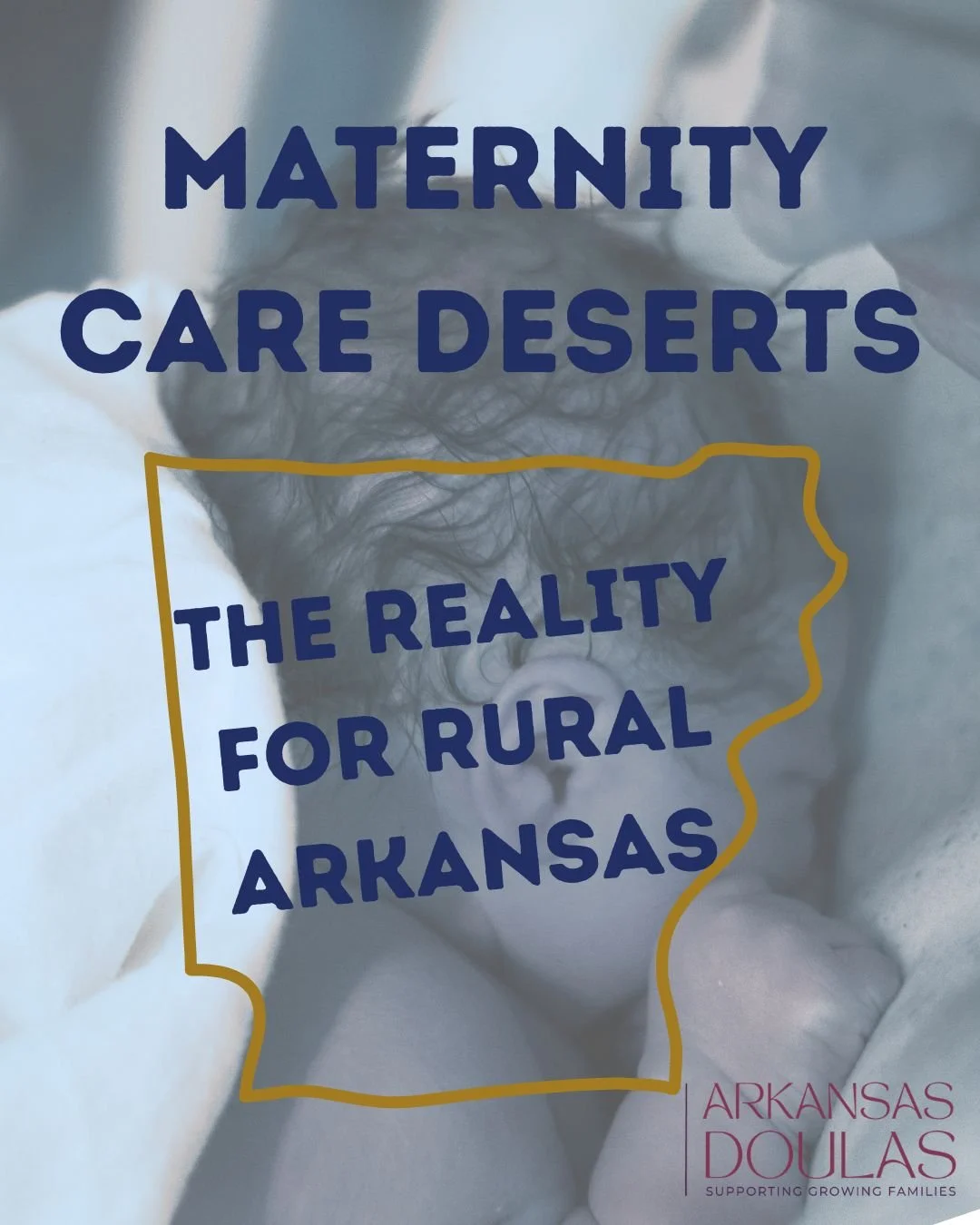 With over 50% of Arkansas counties now classified as maternity care deserts, thousands of families are forced to navigate pregnancy, labor, and the fourth trimester without a local hospital or OB-GYN. When medical resources are miles away, the gap in