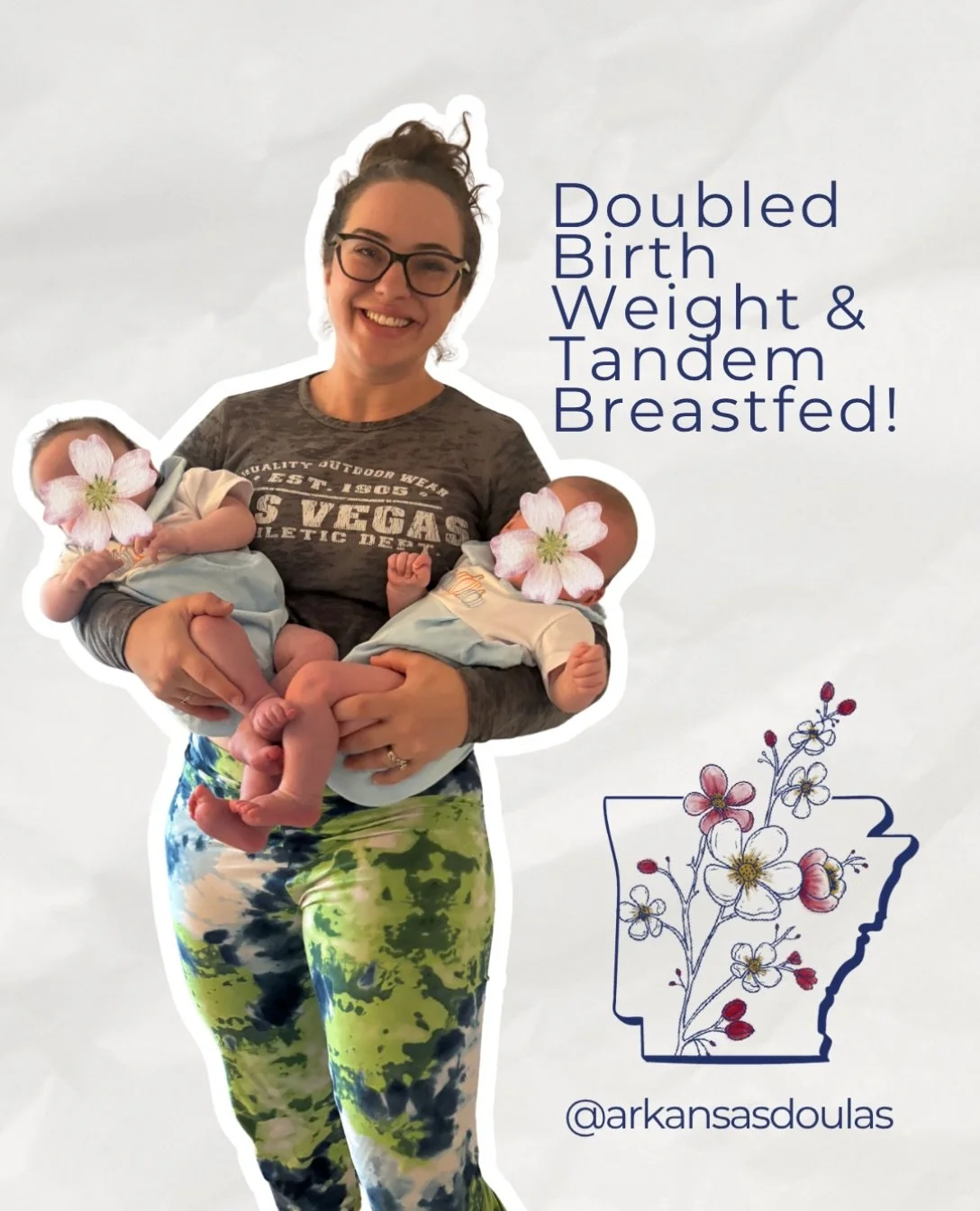 Watching a family settle into their rhythm with newborn twins is pure magic&hellip;Hannah, one of our long time postpartum doulas is spending time with her 15th set of twins!!

She has had the joy of spending the last 3 months supporting this sweet f