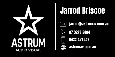 Black business card image
