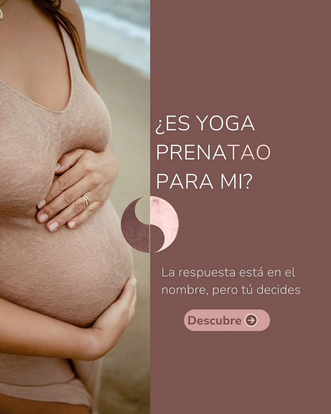 ✨ No todo el yoga prenatal es igual.
Si est&aacute;s embarazada y quieres sentirte m&aacute;s conectada, con m&aacute;s calma y m&aacute;s fuerza interior&mdash;este espacio es para ti.

🌸 Prenatao Yoga combina movimiento adaptado al embarazo, respi