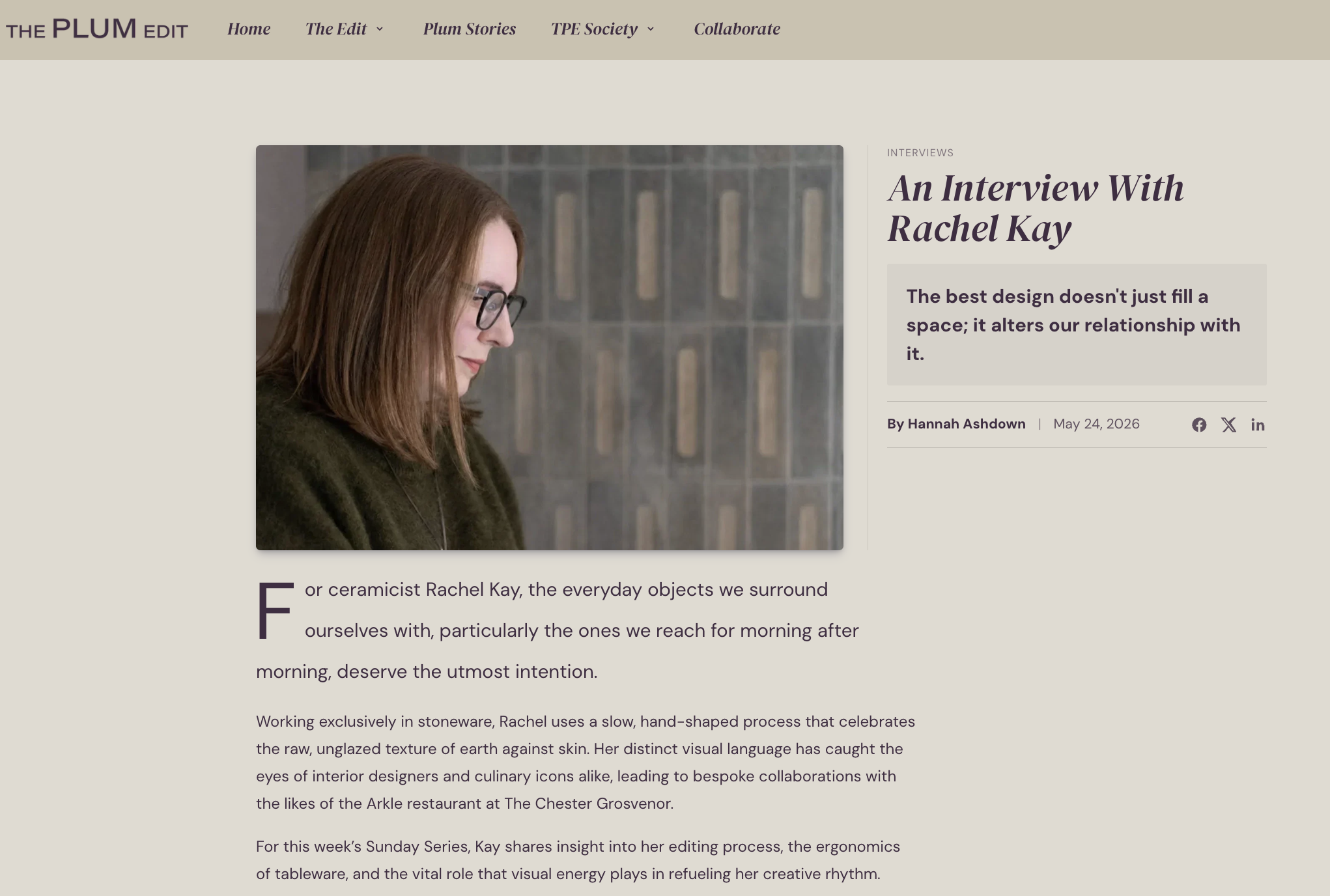 In Conversation with The Plum Edit