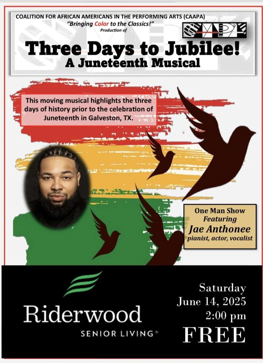 Three Days to Jubilee! A Juneteenth Musical