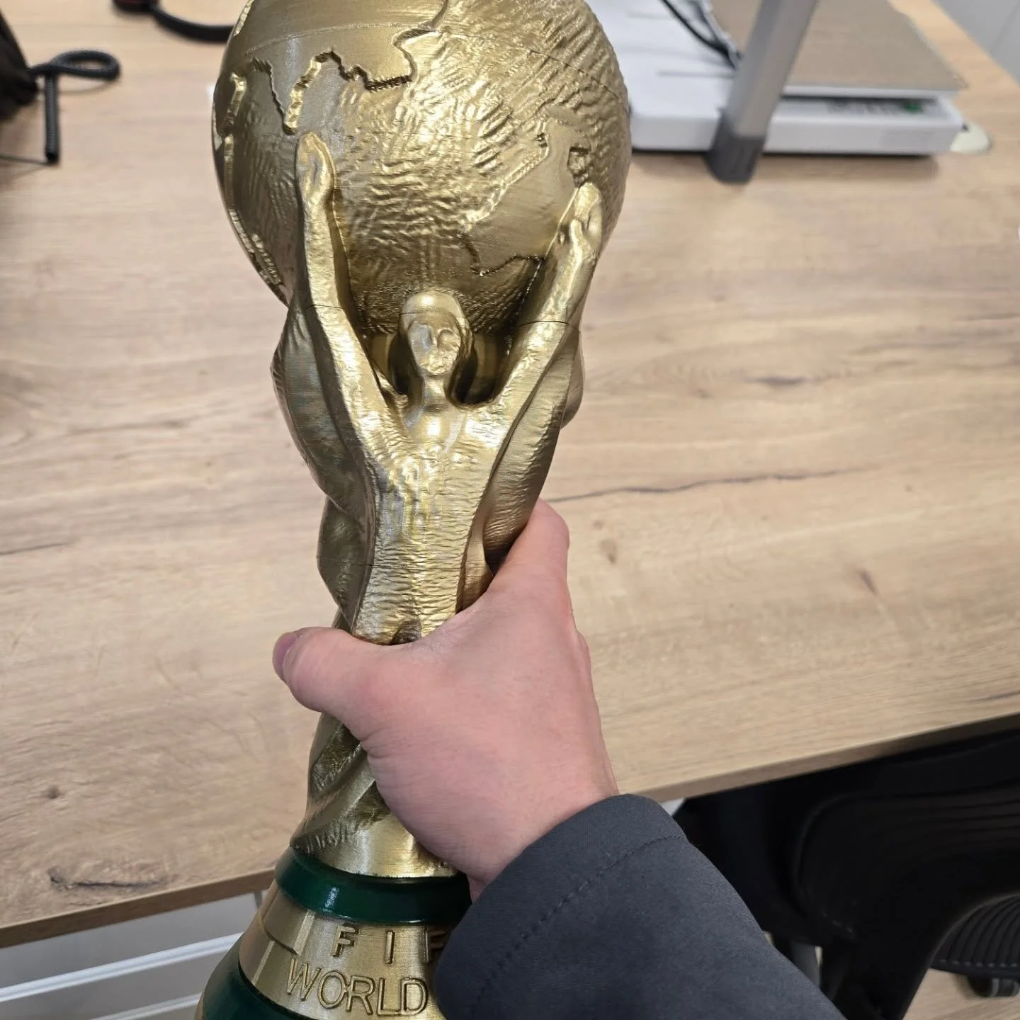 World Cup fever has hit. The large one is metallic paint and just a few days left until the chrome paint arrives for the mini one. Never used it before so really intrested to see how it comes out