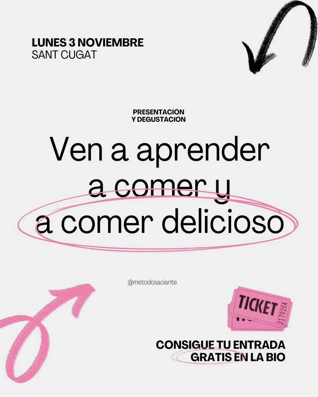 ​En esta experiencia exclusiva aprender&aacute;s a restaurar tu saciedad natural y mejorar tu metabolismo, comer con placer y sin culpa, y conocer la base cient&iacute;fica que respalda todo el proceso. Al final habr&aacute; una degustaci&oacute;n sa