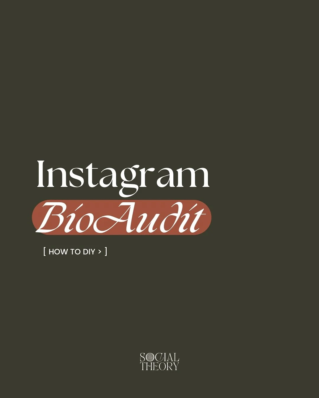 Learn how to optimise your Instagram bio yourself.

This post is a clear, step-by-step guide to help you:
✨ Instantly increase your searchability on Instagram
✨ Reach the right people outside of your current audience
✨ Turn your bio into a mini searc