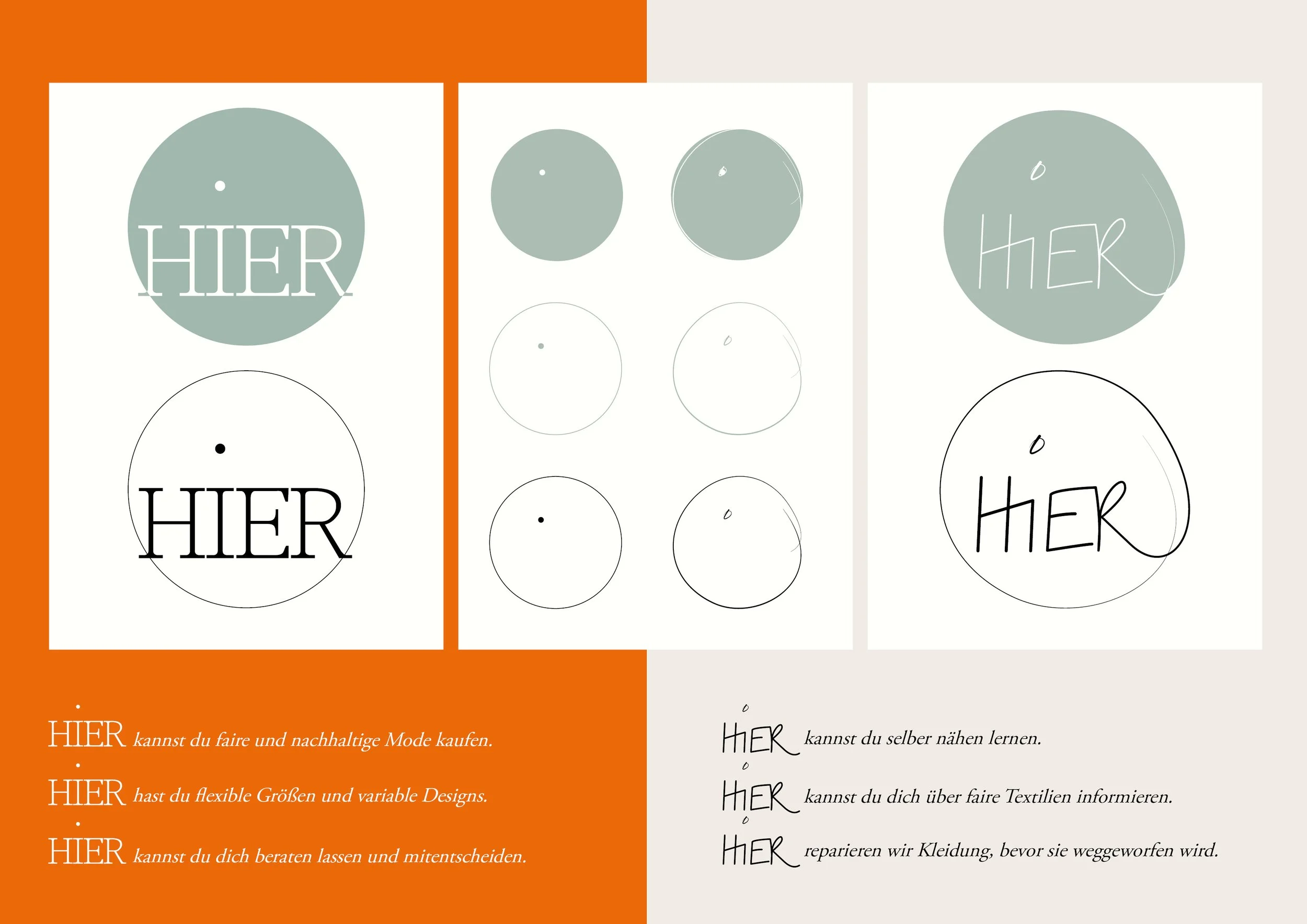 Gestaltetes Dokument welches die Logo Varianten und Anwendungen definiert.