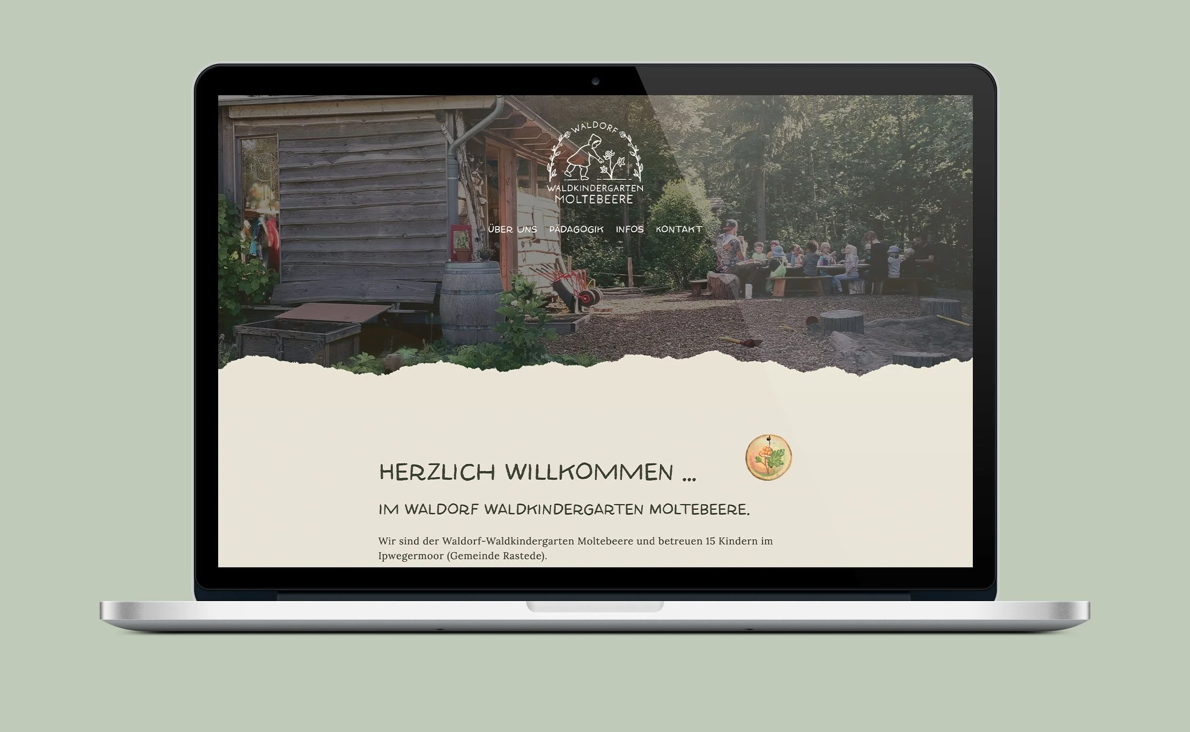 Waldkindergarten Moltebeere – Neue Website mit Superidee Werbeagentur Oldenburg