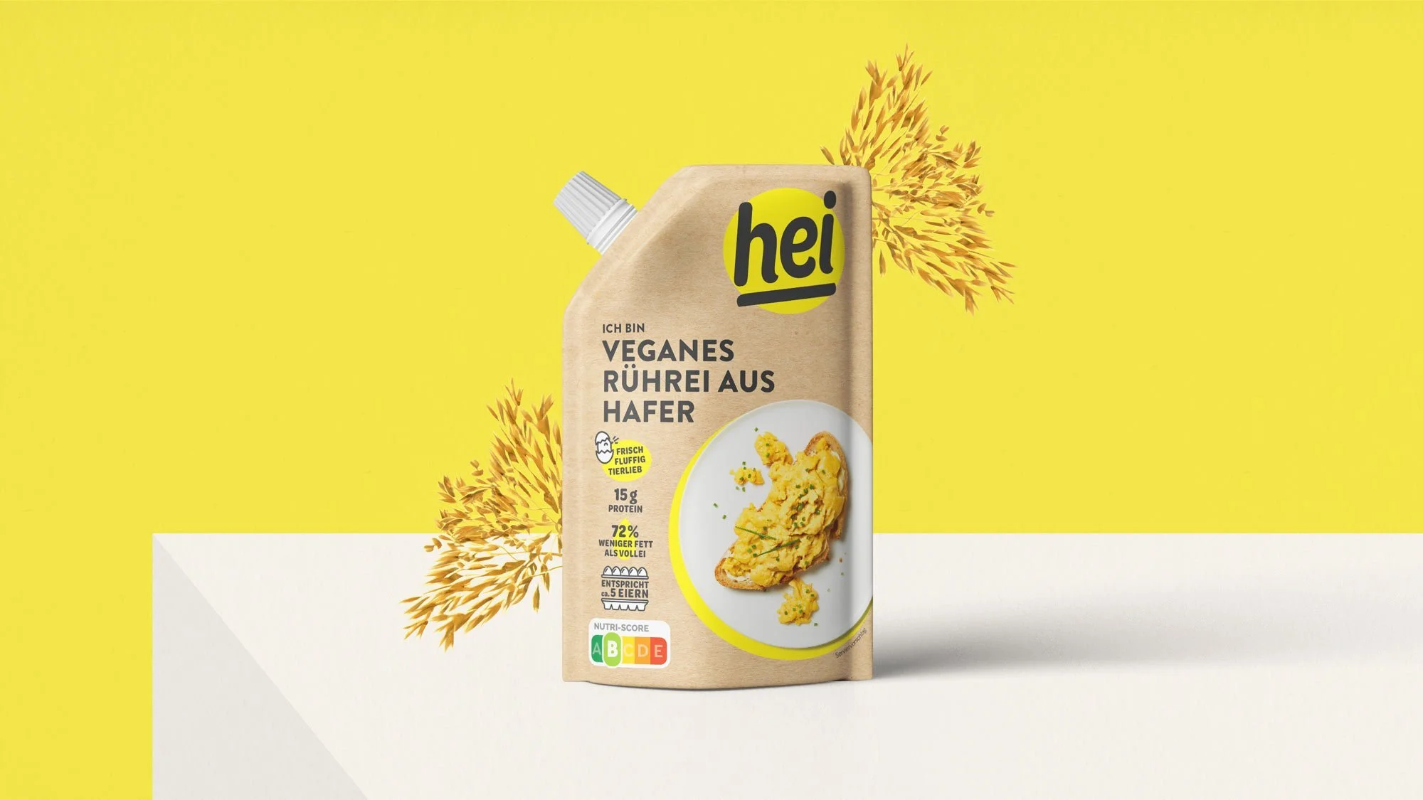 hei – Veganes Rührei aus Hafer – Brand Design – Superidee Werbeagentur Oldenburg