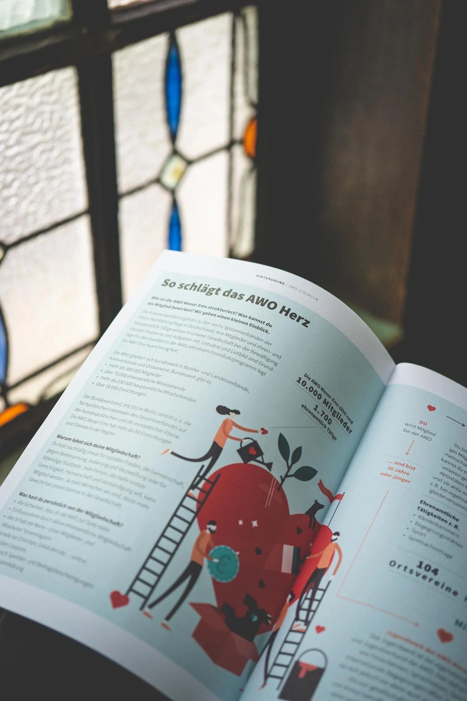Superidee Werbeagentur Oldenburg – Mitarbeitermagazin AWO Marie