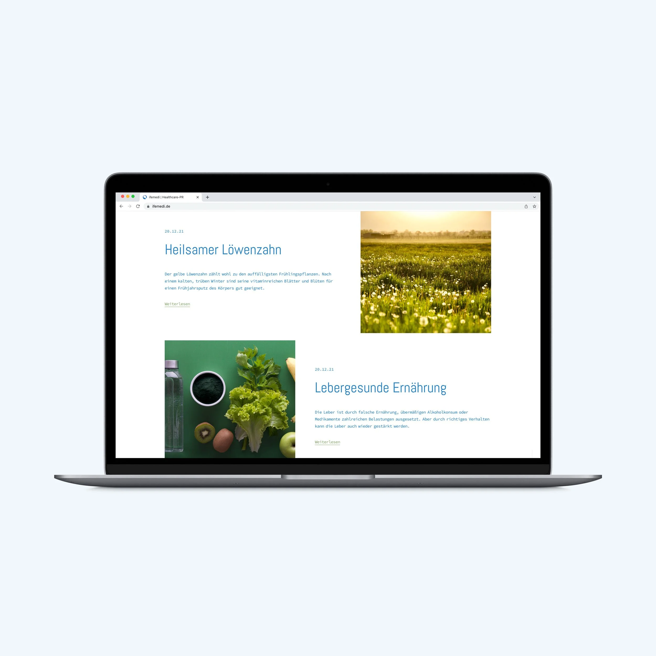 Superidee Werbeagentur Oldenburg – Referenzen – Healthcare PR – Webdesign und Fotos