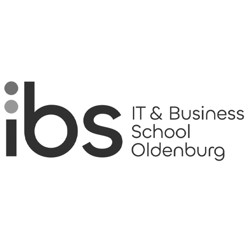 Logo der IT & Business School Oldenburg mit schwarzem Text auf weißem Hintergrund.
