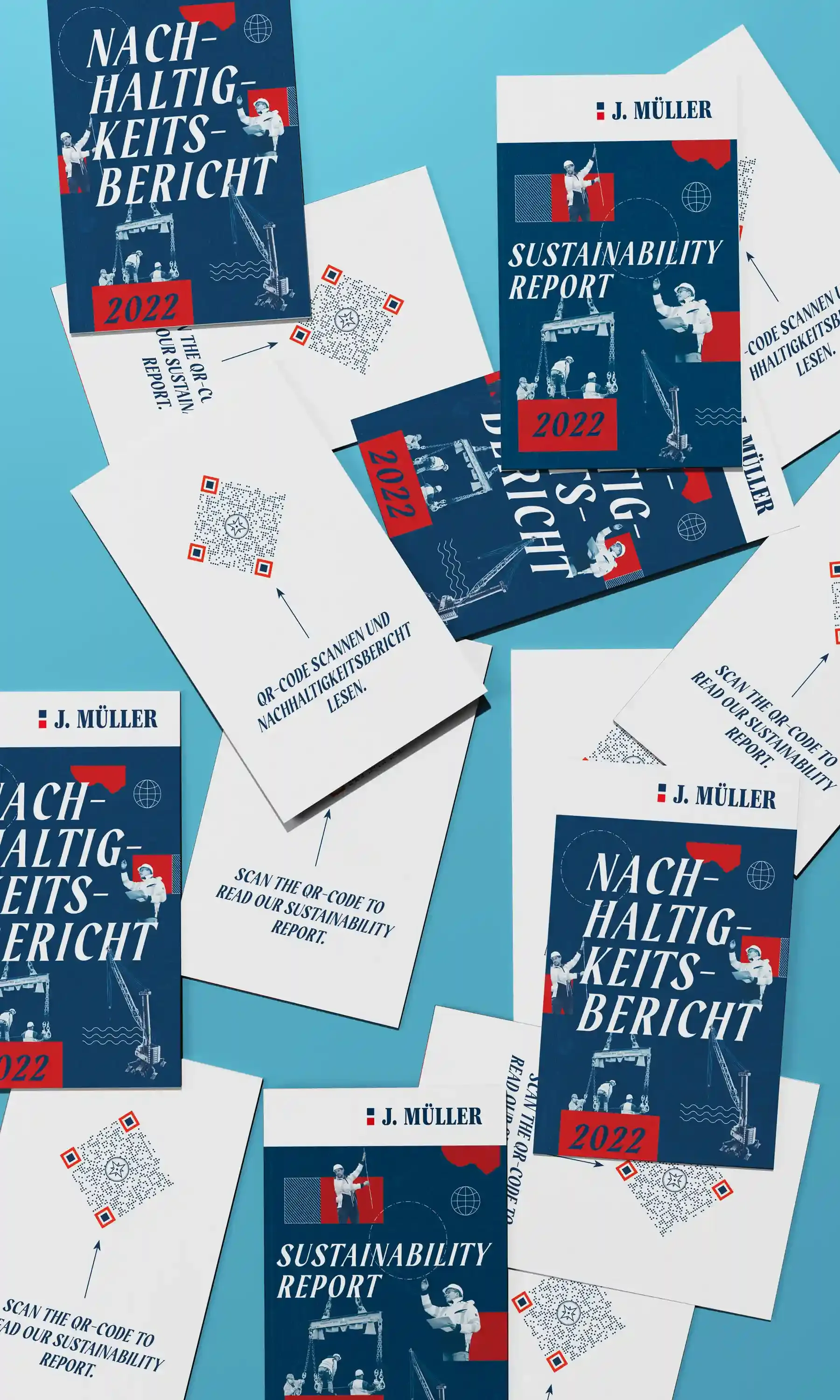 Mockup Nachhaltigkeitsbericht J. Müller