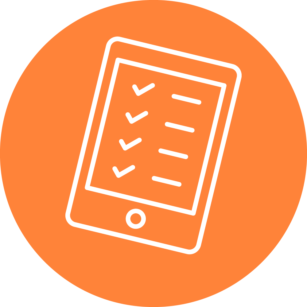 Ein illustratives Icon eines iPad.
