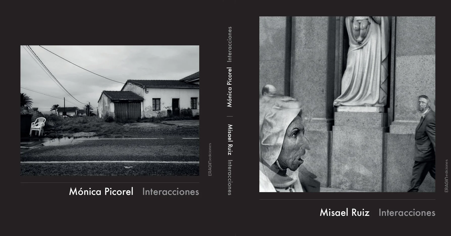 Ya está en librerías “Interacciones”, un libro de fotografía y poesía / Mónica Picorel y Misael Ruiz / editorial Eraguin de Bilbao