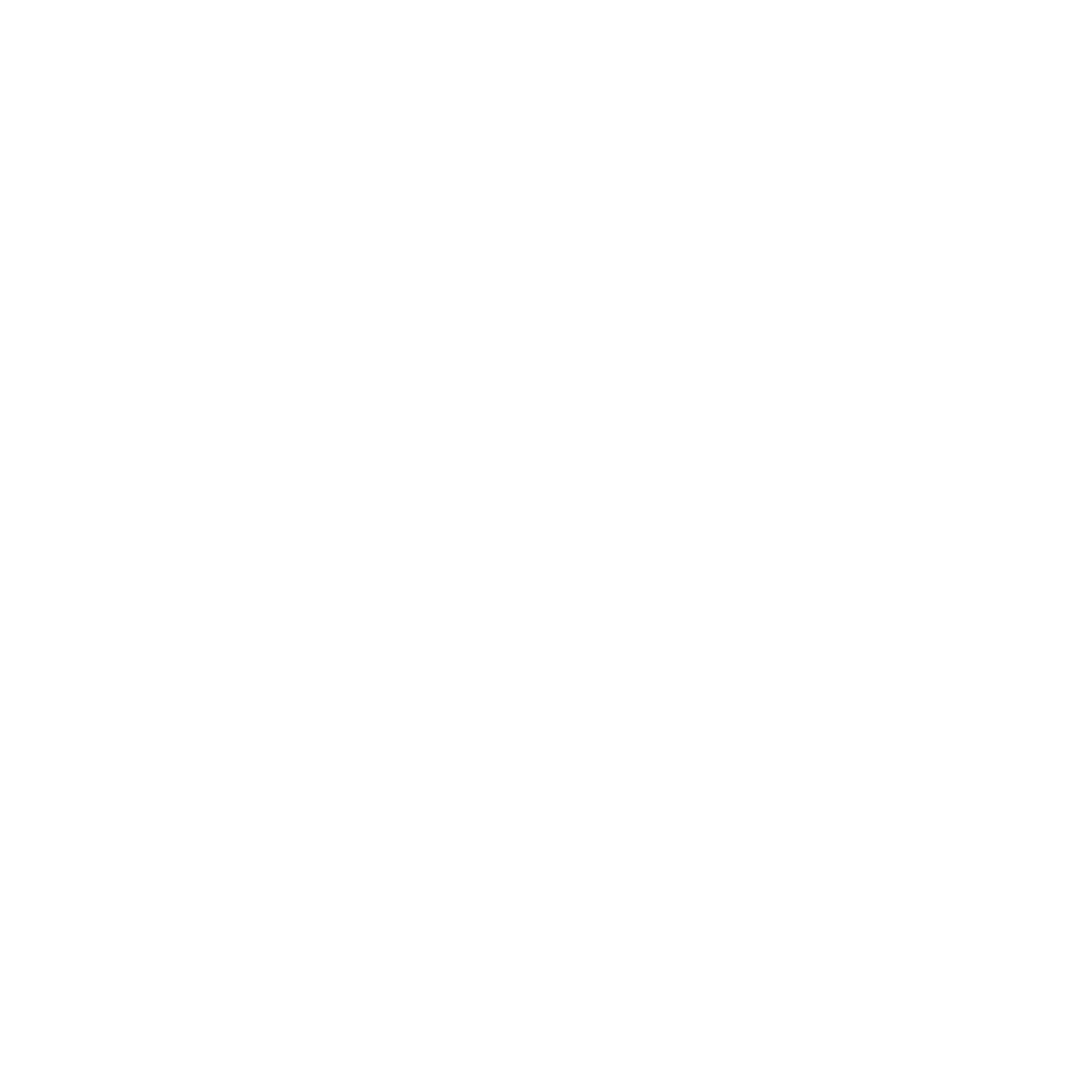 A stylized letter 'T' logo with a bold, black outline and a white interior, placed against a black background.