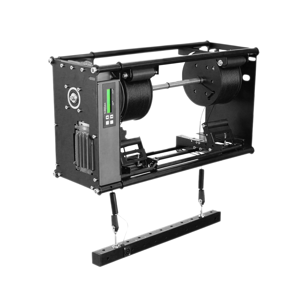 A professional electronic DNA or molecular analysis instrument with spinning reels and a digital display.