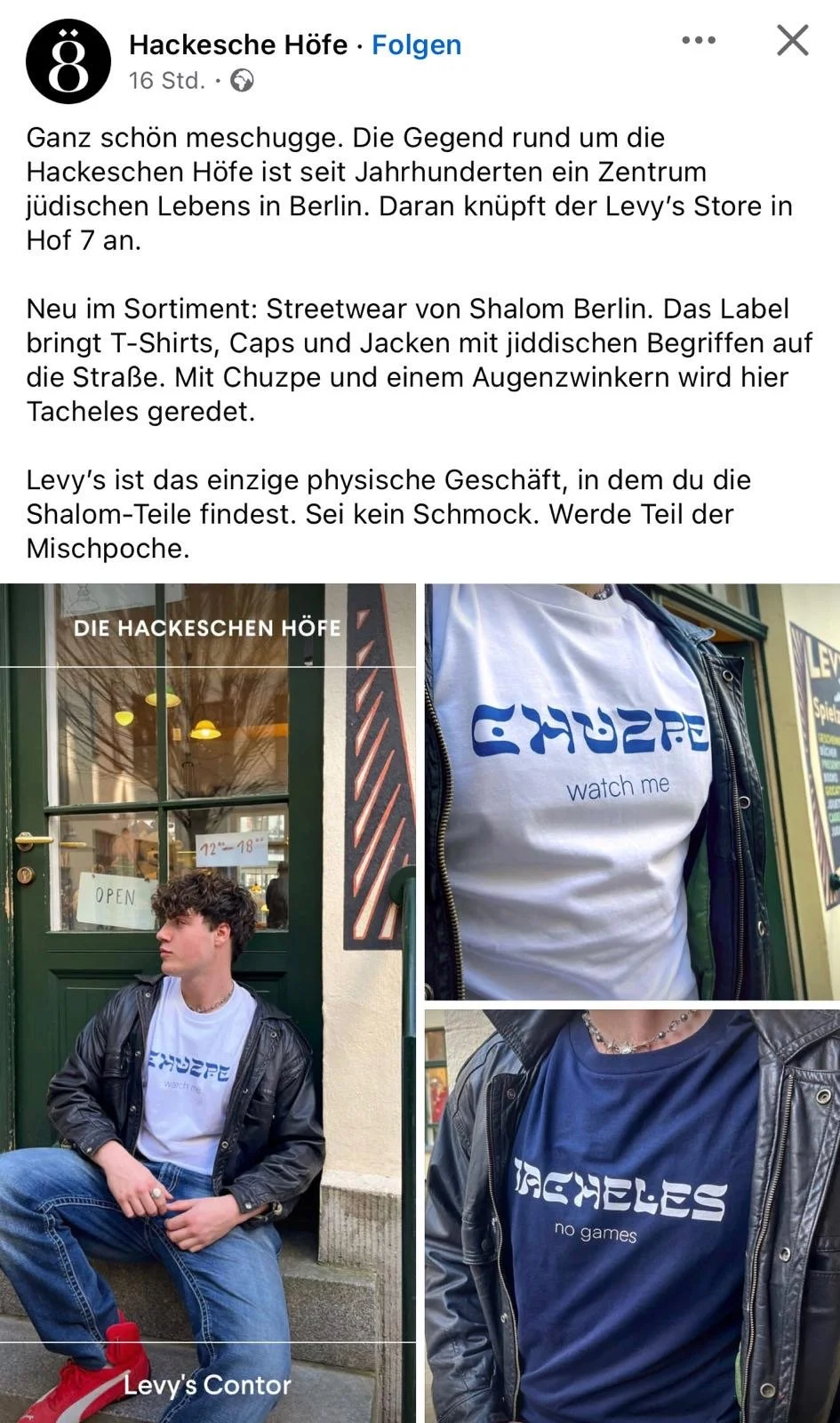 We’re at Hackesche Höfe