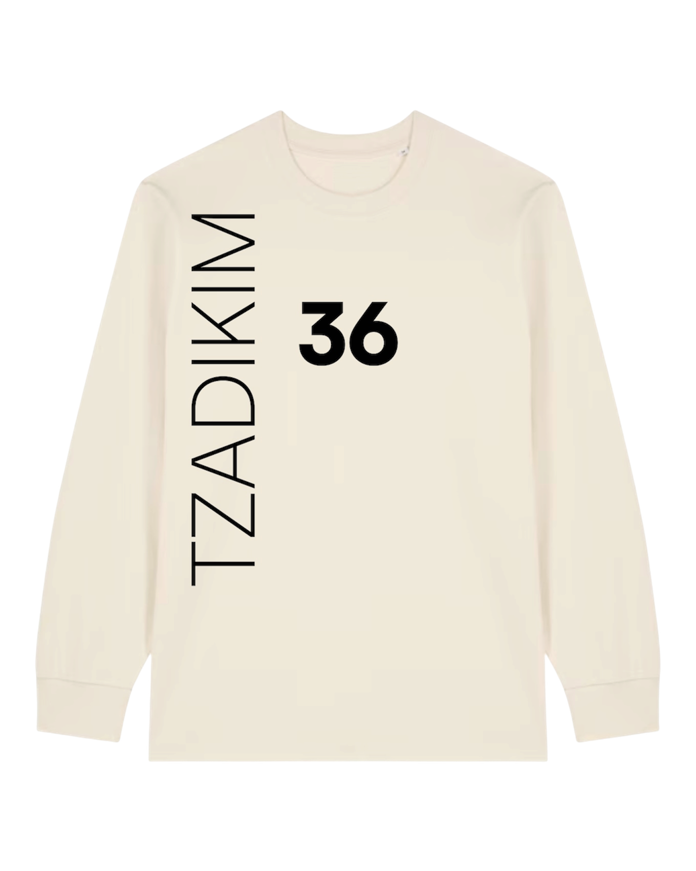 TZADIKIM 36 LONGSLEEVE (unisex)