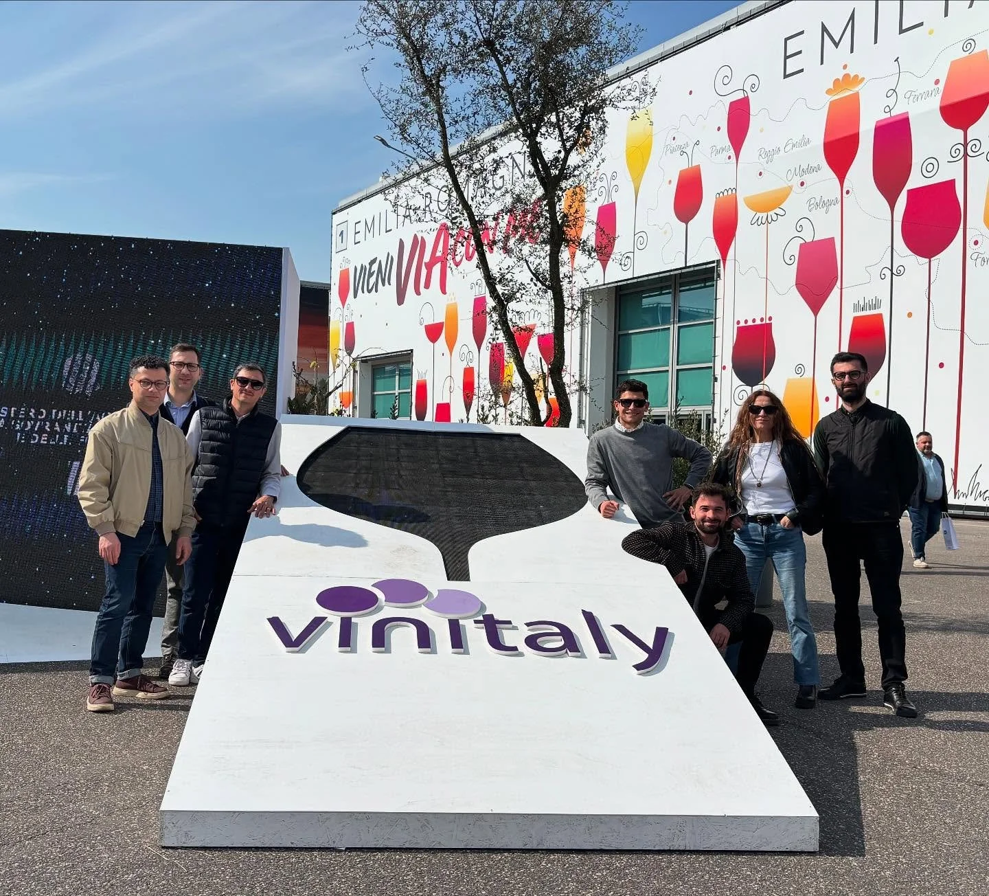 The Vinexus team at Vinitaly 2025. Great to see you all!