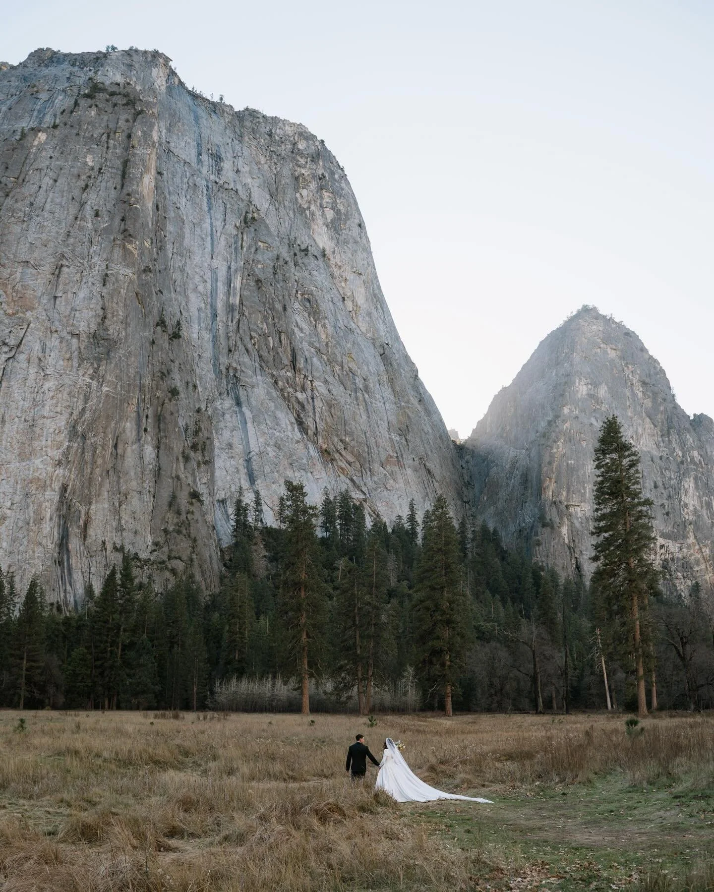 The day after their wedding, we took a little drive over to Yosemite National Park for the dreamiest sunset session before they flew out for their honeymoon! Cheyenne + Talon are the kind of people who make everything feel easy, so kind, so spontaneo