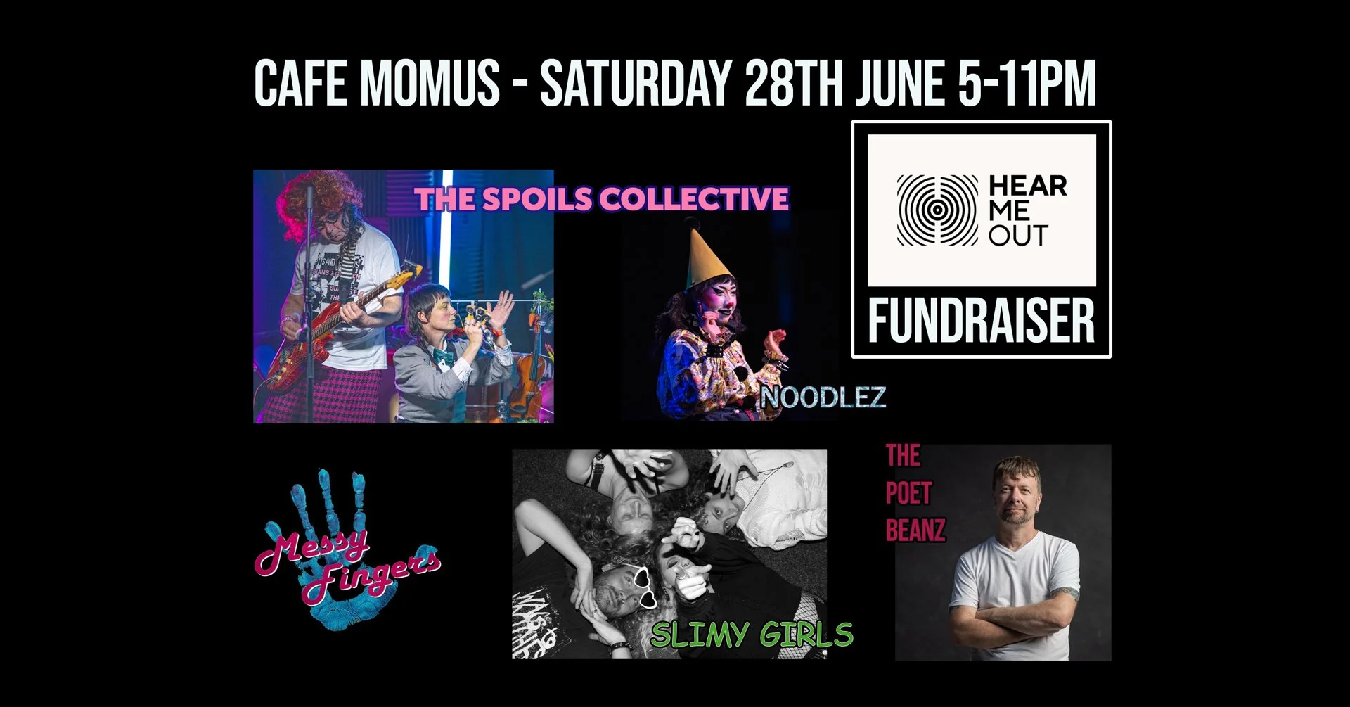 HEAR ME OUT MUSIC FUNDRAISER