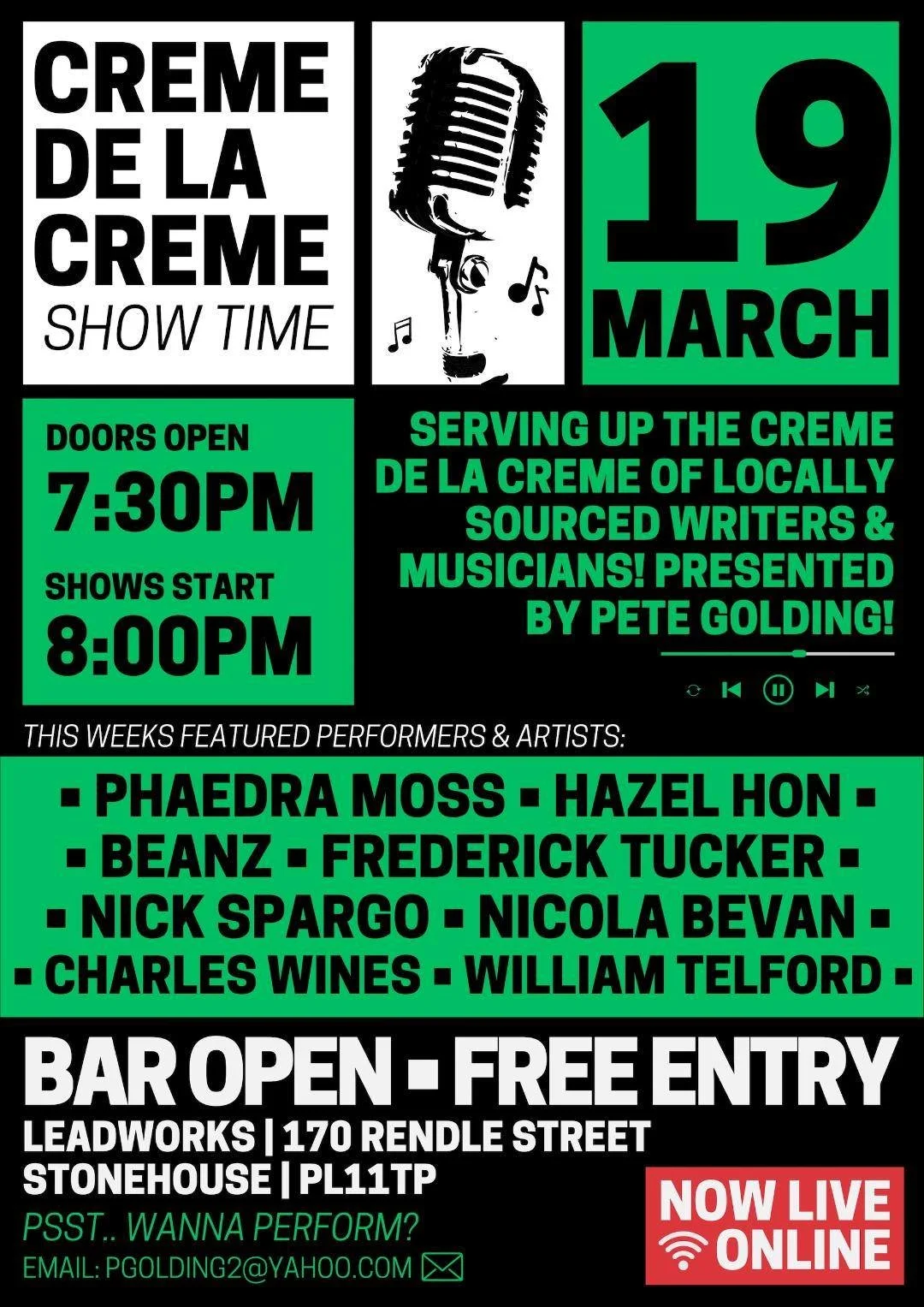 Creme De La Creme - 19 March 2025