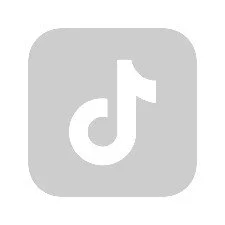 The TikTok logo with a gray background.