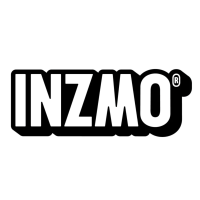 The INZMO logo in black and white