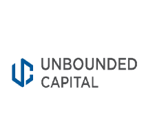 Logo of Unbounded Capital with a stylized shield icon and the company name.
