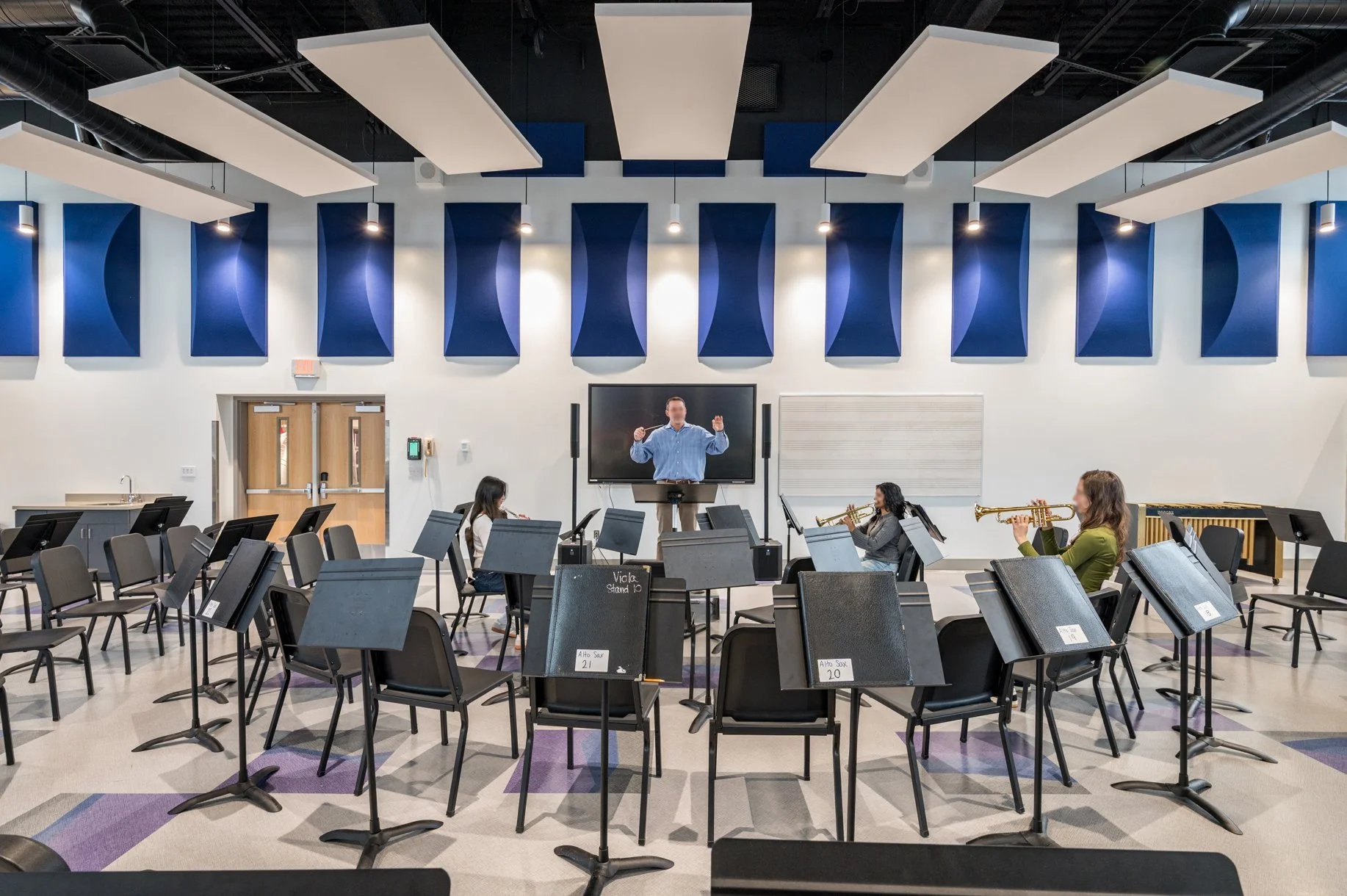 Plainedge High School Music Suite - Performing Arts Addition
