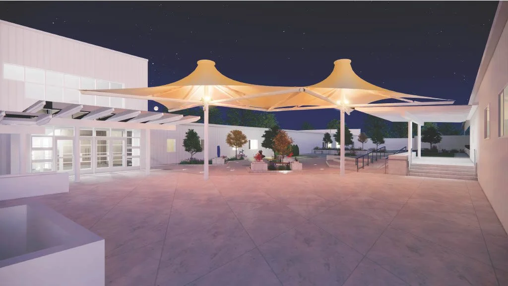 Long Island High School For the Arts Covered Walkway & Canopy