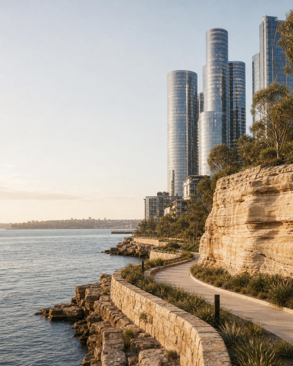 Barangaroo Waterfront Urban Renewal Route
