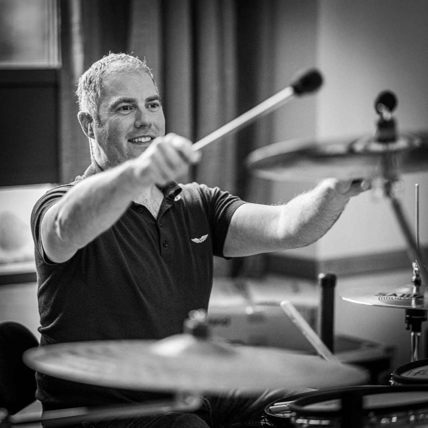 Happy Worship Drummer