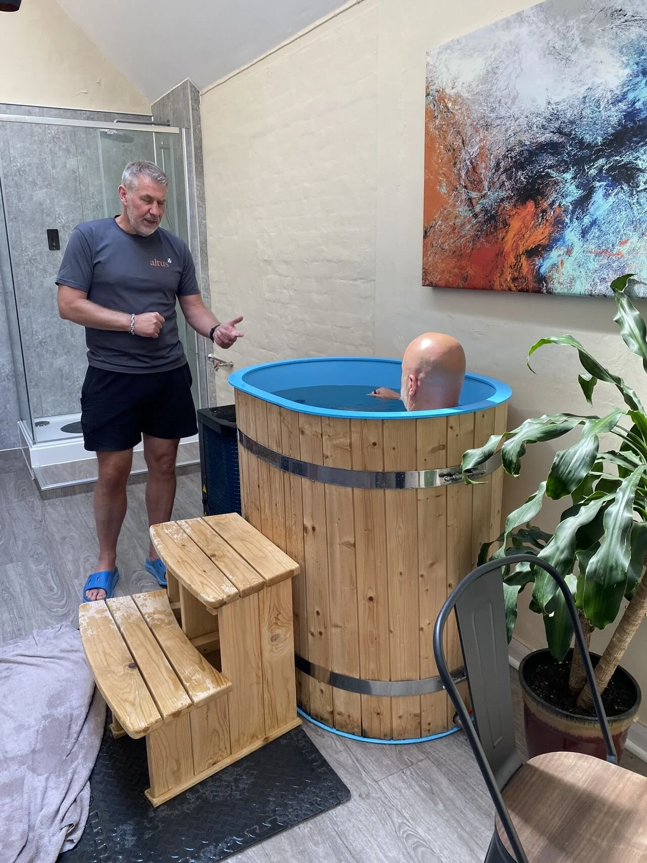 Charity Ice Bath challenge