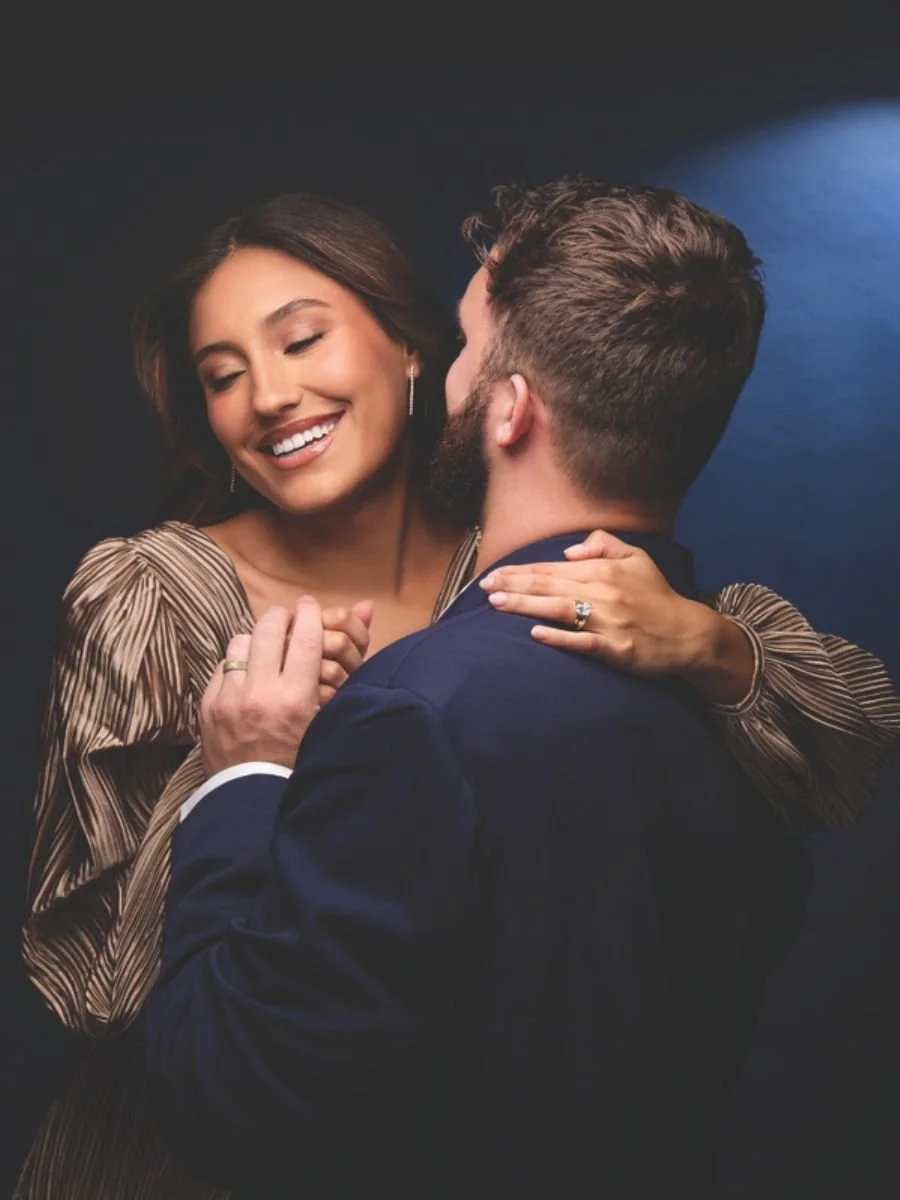 Couple dancing together while planning their wedding near Jacksonville, FL..