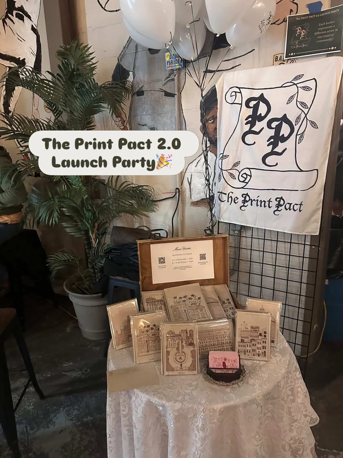 The Print Pact 2.0 Launch Party 🎉 🎈 

Thank you to @peabodyheightsbrewery for hosting the most amazing party for our rapidly expanding artist collective. 

Last night, we celebrated The Print Pact, our new artist facing app / selling platform, and 