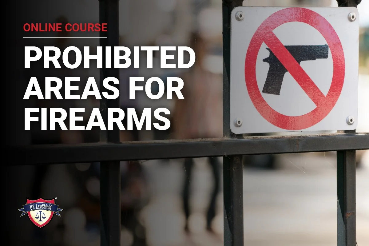Prohibited Areas for Firearms