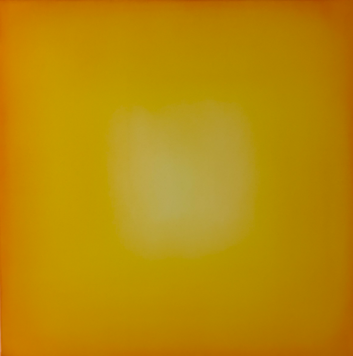 Sunflower. Oil on canvas. 24 x 24 inches