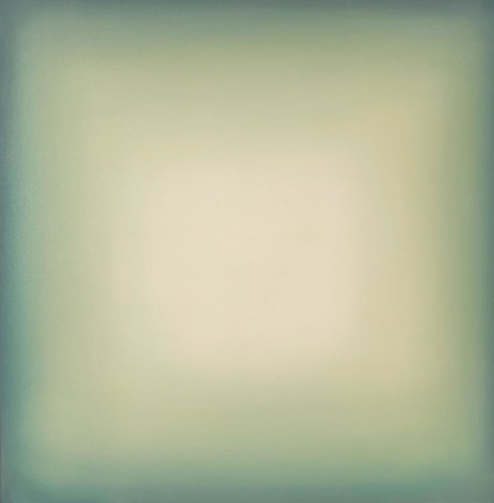 In An Open Meadow. Oil on canvas. 30 x 30 inches