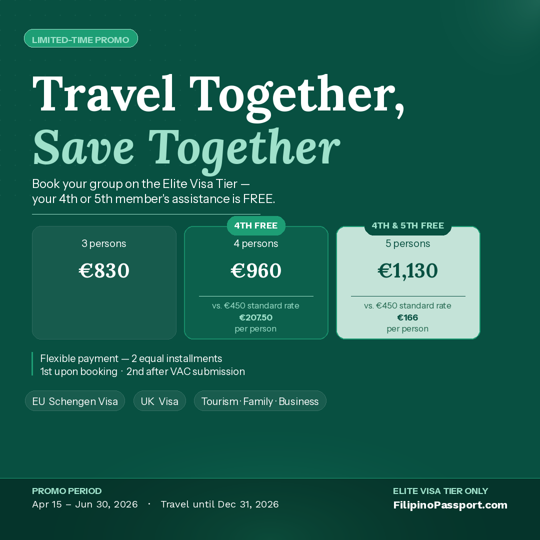 Travel Together, Save Together Promo