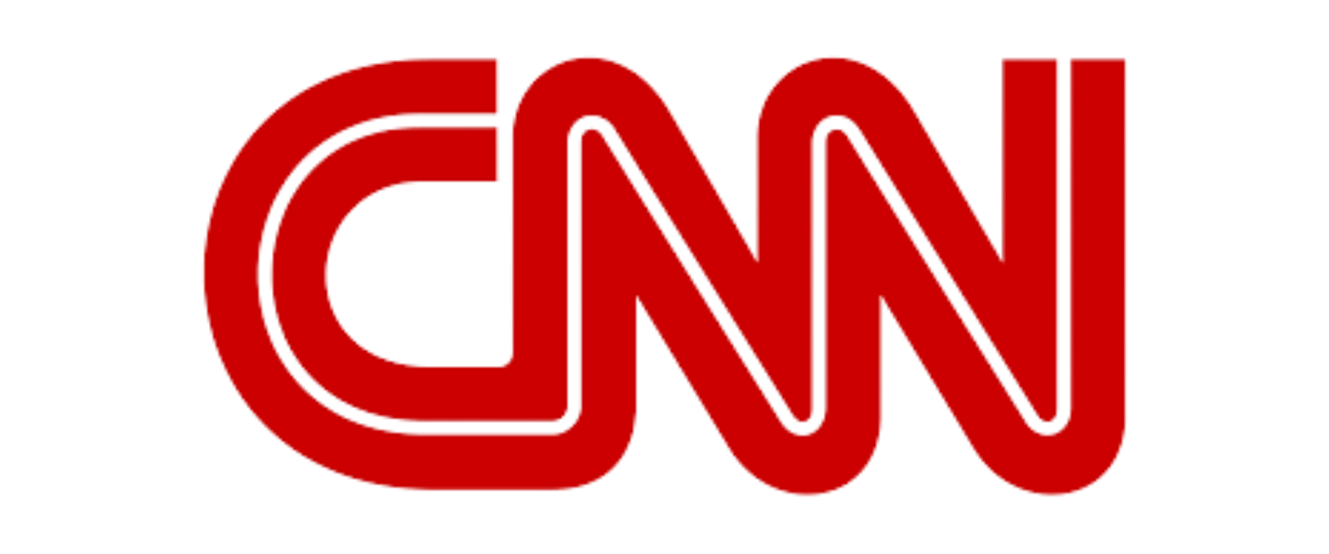 Red CNN logo on black background.